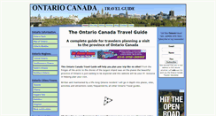Desktop Screenshot of ontario-canada-travel.com